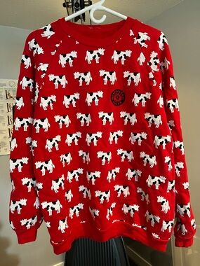 Cow-Print Sweatshirt